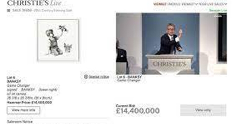 Bức tranh đắt giá về chủ đề phòng chống COVID-19