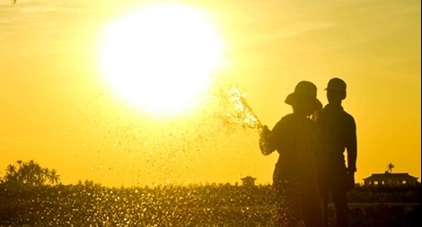 Miền Bắc ngày nắng rát, chiều tối mưa giông