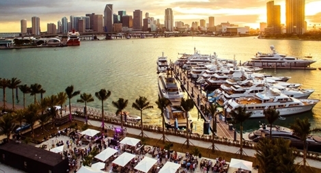 Miami và bí quyết khai thác thế mạnh bất động sản nhờ bến siêu du thuyền