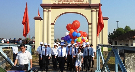 Bảo quản, tu bổ Di tích lịch sử Đôi bờ Hiền Lương – Bến Hải