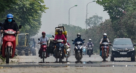 Hà Nội nóng trên 39 độ C