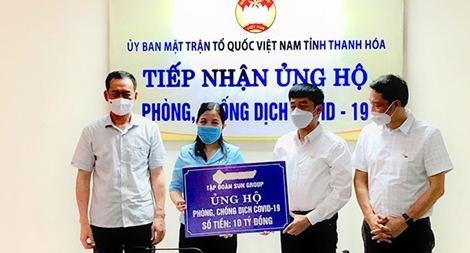 Sun Group ủng hộ Thanh Hóa 10 tỷ đồng phòng chống dịch COVID-19