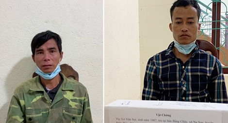 Bắt 2 đối tượng mua bán trái phép vật liệu nổ