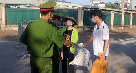 Diễn tập đảm bảo ANTT khu cách ly tập trung