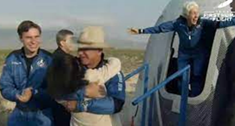 Người trẻ tuổi nhất bay vào vũ trụ