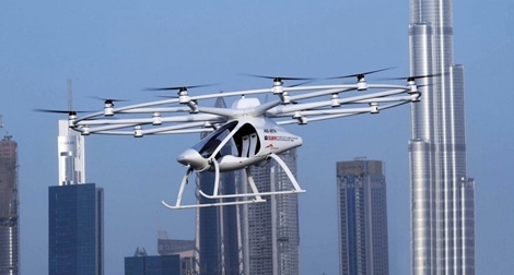 Chiêm ngưỡng chiếc taxi bay đầu tiên trên bầu trời Dubai