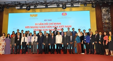 Hơn 100 đại biểu tham dự Hội thảo về Di sản Hồ Chí Minh với Ngoại giao văn hóa