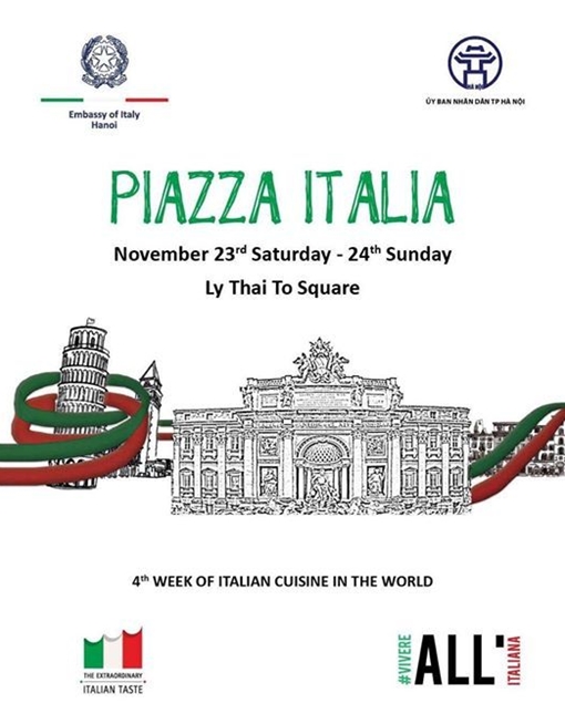 Tái hiện quảng trường Italia cùng "Đêm trắng" tại Hà Nội