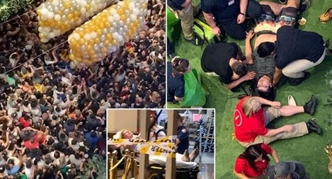 Nhiều người nhập viện vì giẫm đạp tranh giành quà giáng sinh