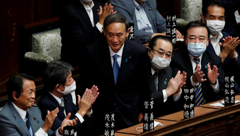 Ông Yoshihide Suga trở thành tân thủ tướng Nhật Bản