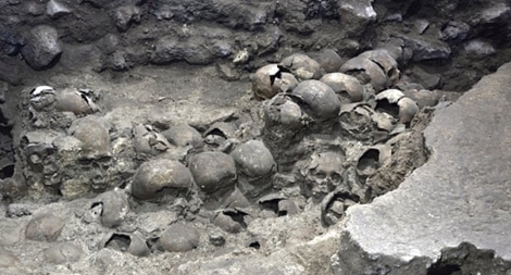 Thêm phát hiện mới về "tháp sọ người" tại Mexico