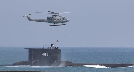 Indonesia ráo riết tìm kiếm tàu ngầm mất tích trong lúc tập trận