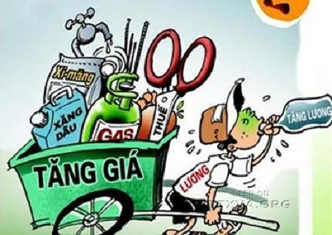 Tăng được 10% lương mà lạm phát 15% thì chẳng nghĩa lý gì