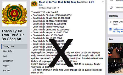 Cả gan mạo danh "Bộ Công an" lập trang mạng giả mạo, lừa đảo