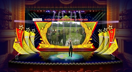 Sẵn sàng cho chương trình nghệ thuật  “70 năm nhà báo chiến sĩ CAND”