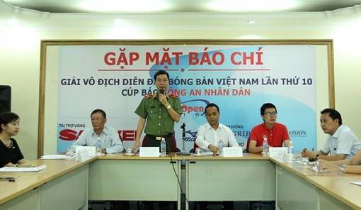 800 VĐV tham dự Giải vô địch Diễn đàn bóng bàn Việt Nam tranh Cup Báo CAND