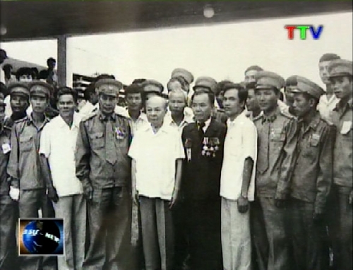 Đồng chí Trường Chinh với lực lượng Công an nhân dân