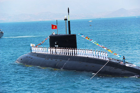 Hải quân Việt Nam tiếp nhận tàu ngầm Kilo Bà Rịa - Vũng Tàu