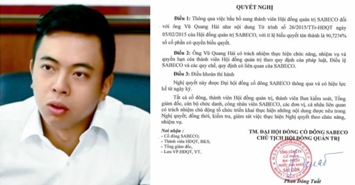 Bộ Công Thương hủy thêm một quyết định bổ nhiệm ông Vũ Quang Hải