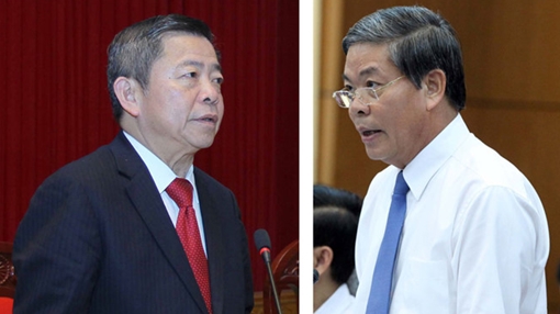 Kỷ luật ông Nguyễn Minh Quang, xóa tư cách Chủ tịch tỉnh Hà Tĩnh của ông Võ Kim Cự