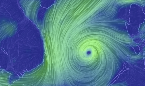 Bão số 12 giật cấp 15 nhằm hướng Khánh Hòa, Ninh Thuận