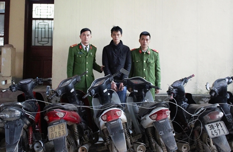 "Siêu trộm", một mình trộm cắp 16 xe máy
