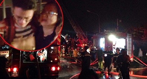 Cha gọi điện hướng dẫn con thoát hiểm trong vụ cháy chung cư Carina Plaza