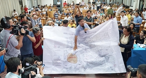 Người dân nói gì về ranh giới thu hồi đất và bản đồ quy hoạch khu đô thị mới Thủ Thiêm?