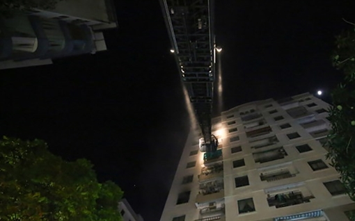 Lại cháy chung cư ở Hà Nội