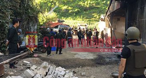 Cận cảnh hiện trường vụ nổ súng tiêu diệt các đối tượng ma túy ở Lóng Luông