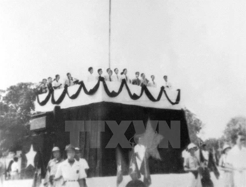 Người thiết kế Kỳ đài cho Lễ Tuyên ngôn Độc lập (2-9-1945)