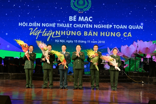 Bế mạc Hội diễn nghệ thuật chuyên nghiệp toàn quân năm 2018