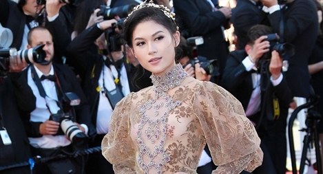Ngọc Thanh Tâm sexy táo bạo, ấn tượng tại LHP Cannes 