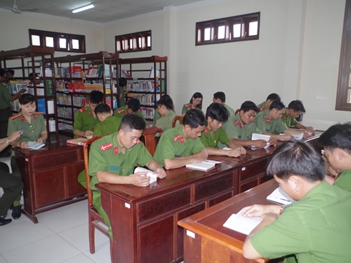 Văn hóa đọc góp phần xây dựng người CAND vì nhân dân phục vụ