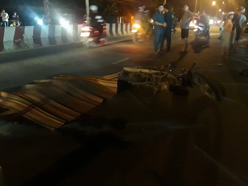 Tài xế container cán chết người rồi bỏ trốn