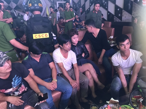 40 đối tượng sử dụng ma túy trái phép trong quán bar