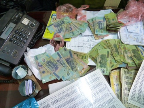 Triệt phá đường dây ghi đề quy mô lớn vùng quê