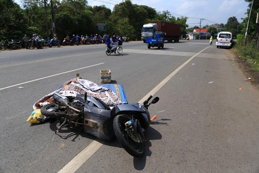 Truy tìm tài xế container cán chết người rồi bỏ chạy