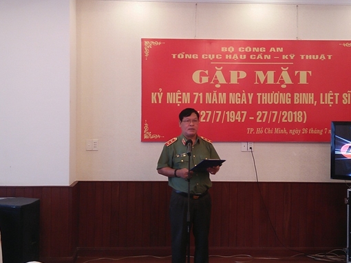 Gặp mặt thương binh, gia đình liệt sỹ trong lực lượng Hậu cần- Kỹ thuật