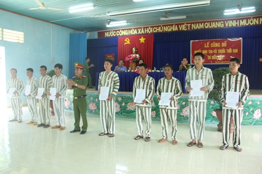 Ngày trở về của các phạm nhân hướng thiện tại Tây Ninh