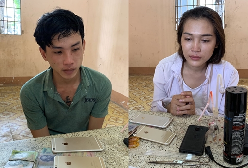 Vợ chồng “hờ” thủ roi điện bán ma tuý hội chợ