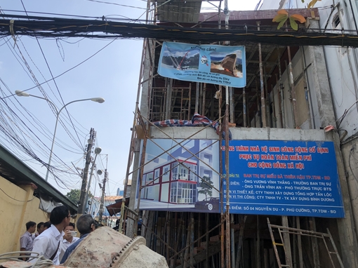 Thông tin thêm vụ phá bỏ nhà vệ sinh hơn 1,6 tỷ đồng phục vụ miễn phí