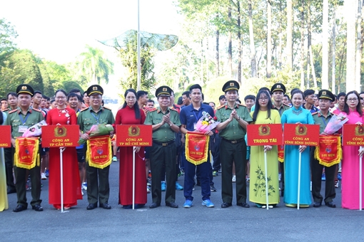 Khai mạc Giải bóng chuyền Đại hội khỏe “Vì ANTQ” phía Nam