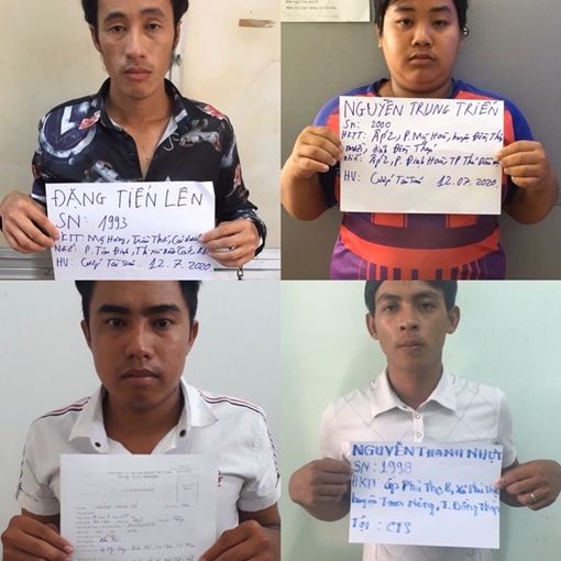 Triệt phá băng nhóm cướp xe máy ở Bình Dương