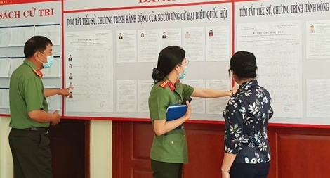 Cơ quan thường trực Bộ Công an tại TP Hồ Chí Minh sẵn sàng cho ngày bầu cử