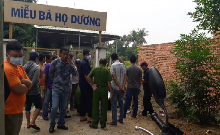 Thi thể nghi sốc ma túy cạnh miếu bà họ Dương 