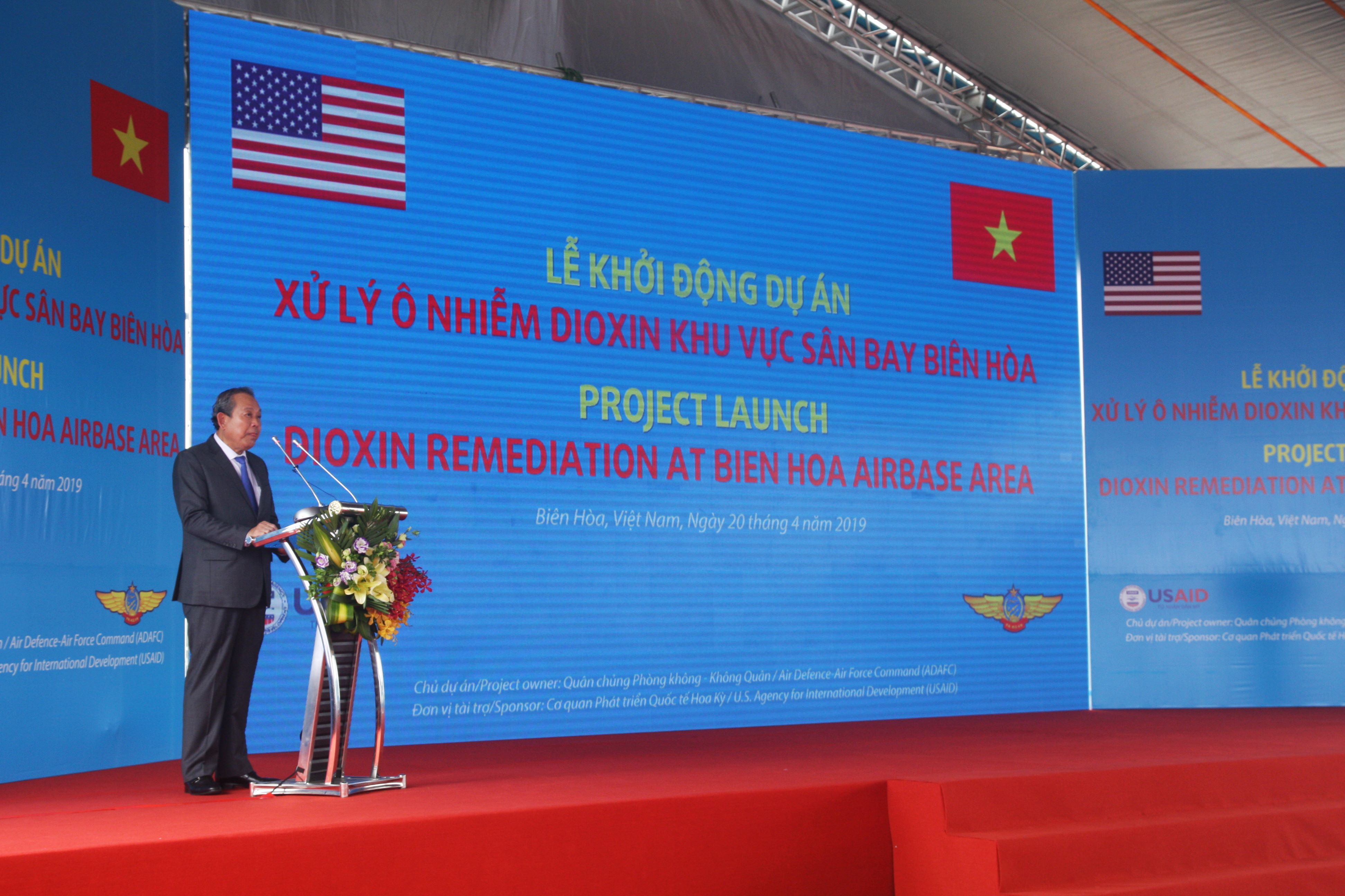 Khởi động dự án xử lý ô nhiễm dioxin tại sân bay Biên Hòa