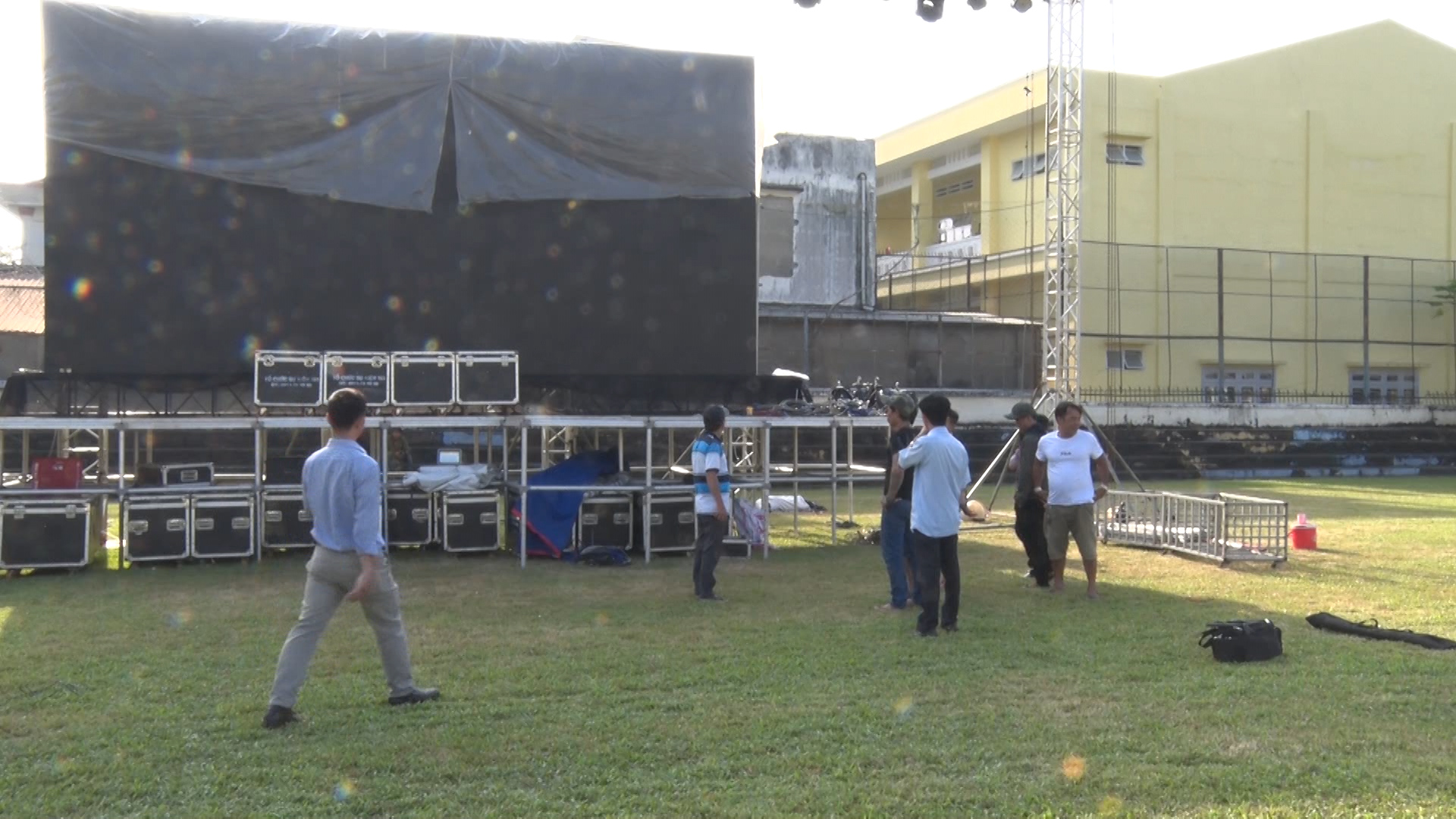 Đồng Nai lắp 3 màn hình lớn để người hâm mộ cổ vũ U22 Việt Nam