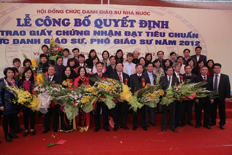 488 ứng viên được đề nghị xét tiêu chuẩn chức danh GS, PGS năm 2019