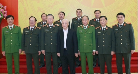 Bảo vệ tuyệt đối an ninh, an toàn Đại hội Đảng bộ các cấp, Đại hội XIII của Đảng là nhiệm vụ chính trị trọng tâm của lực lượng Công an nhân dân